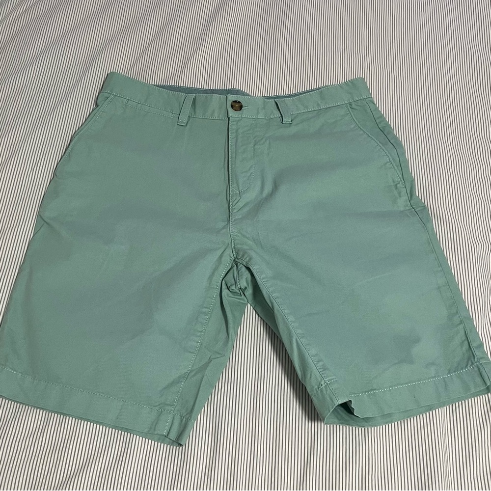 Tommy Hilfiger Mint Green Flat Front Shorts